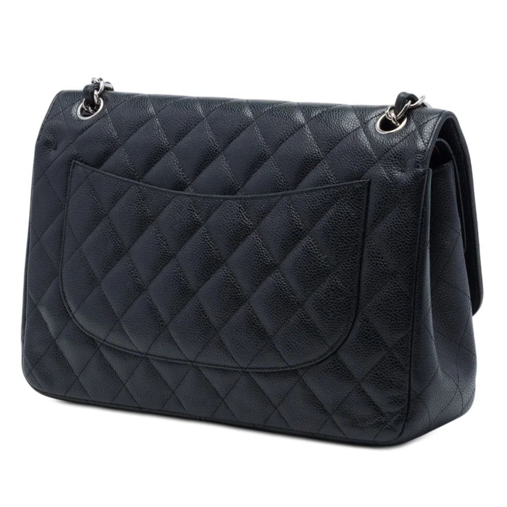 Chanel Jumbo Classic Caviar Double Flap Bag