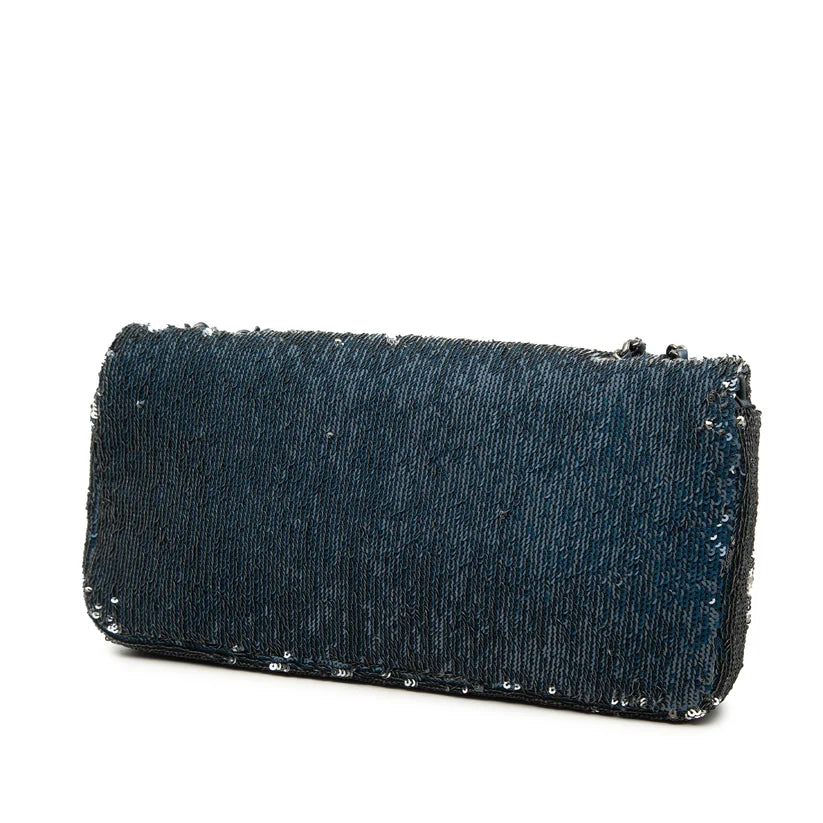 Chanel Coco Cuba Sequins Flap Clutch with Chain Bag