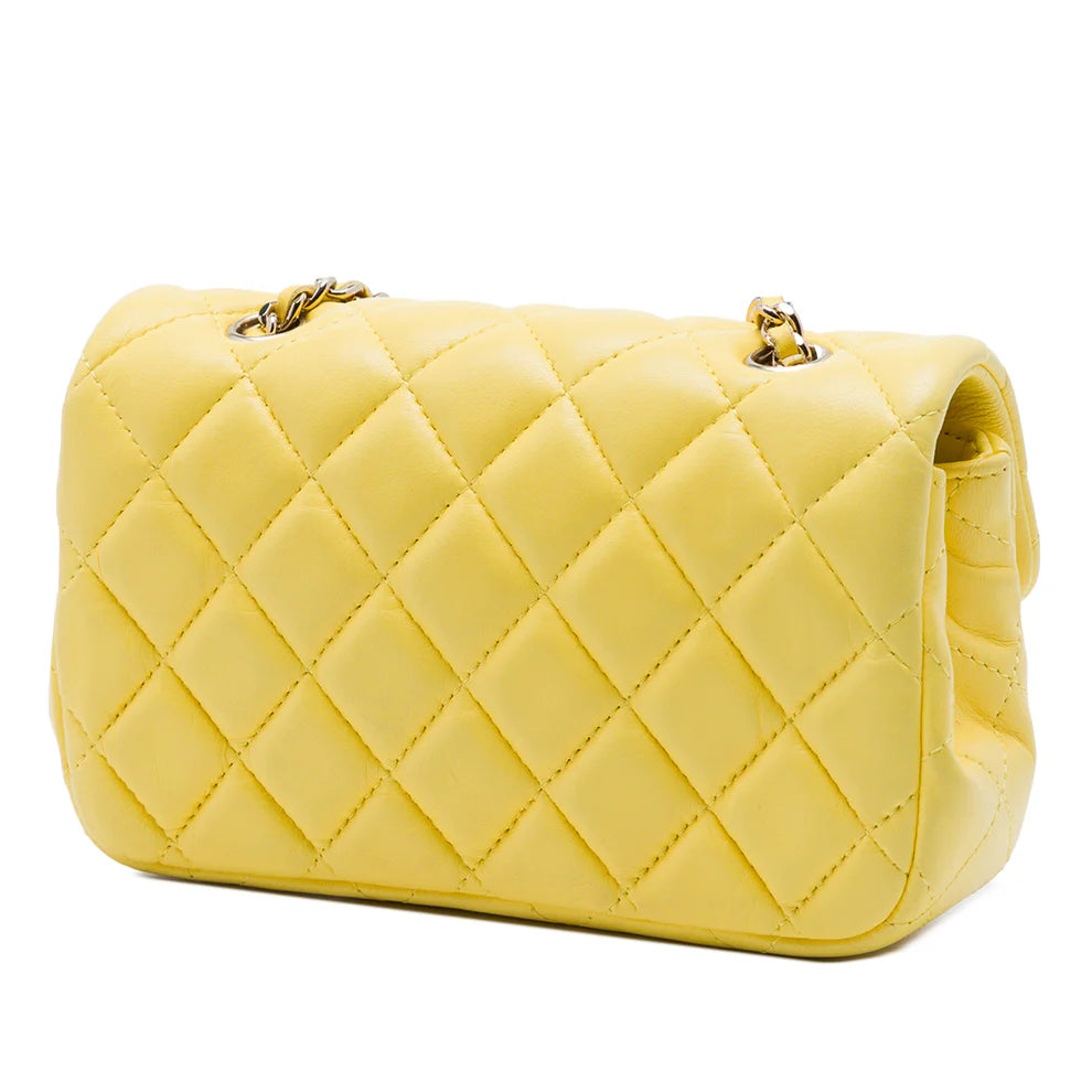 Chanel Extra Mini Rectangular Classic Lambskin Single Flap Bag