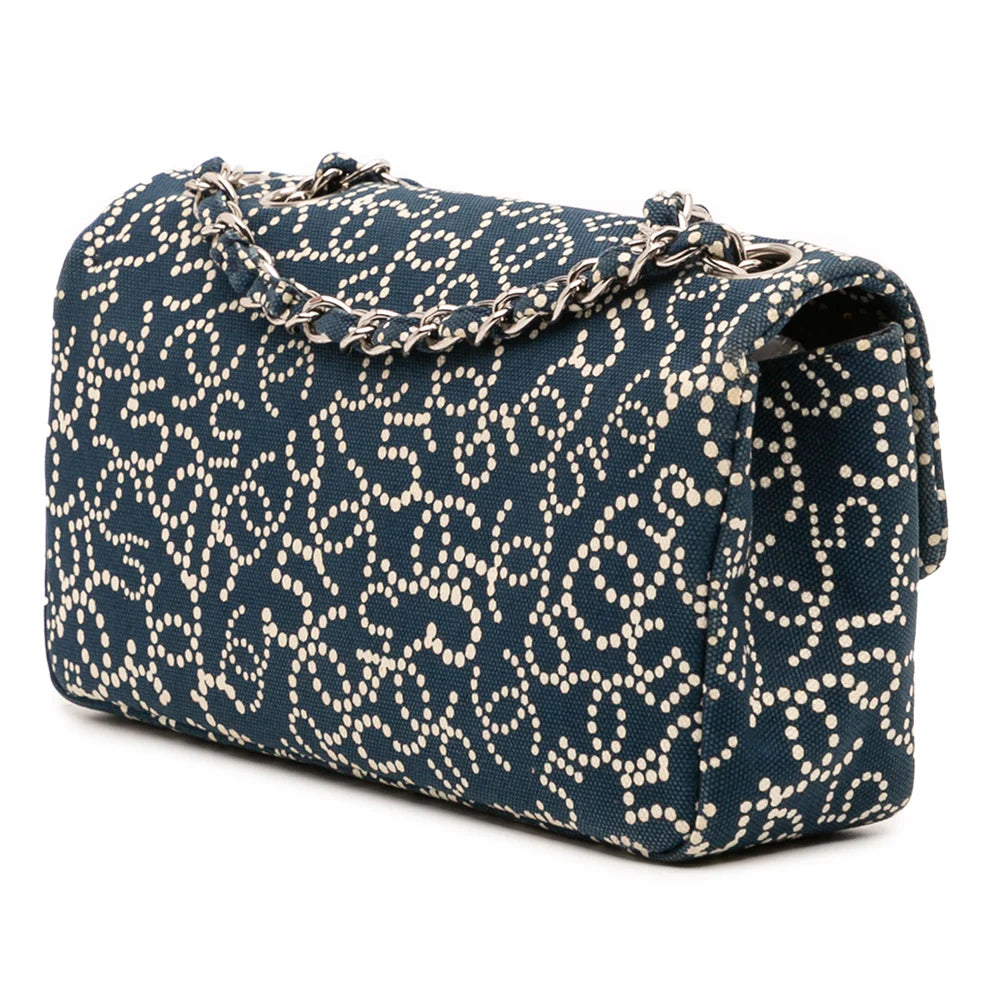 Chanel Small Printed Canvas CC No. 5 Flap Bag