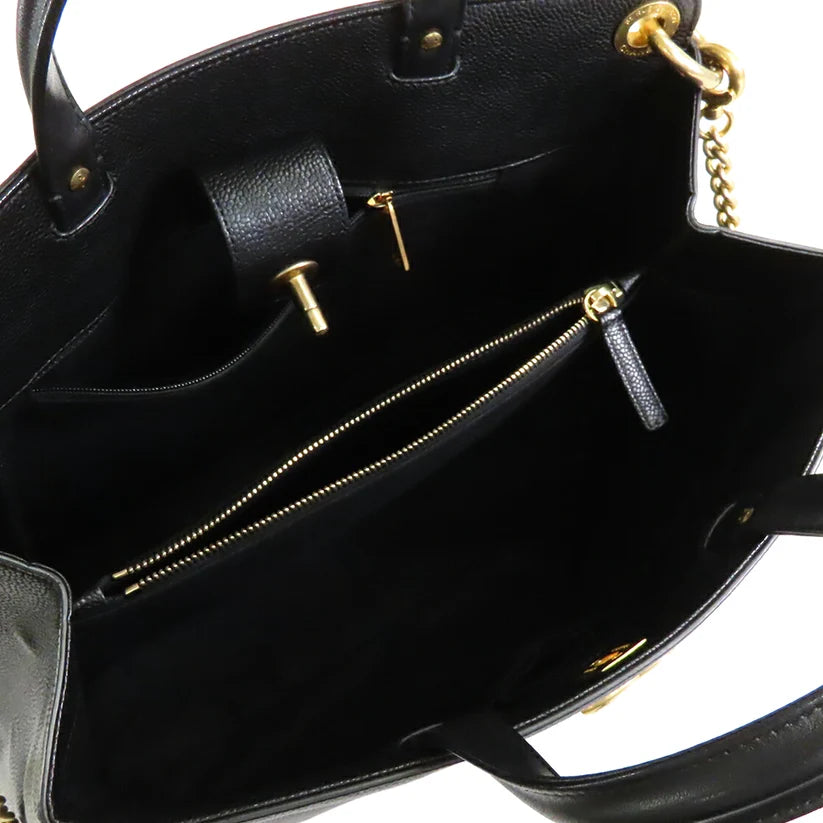 Chanel CC Caviar Satchel Bag