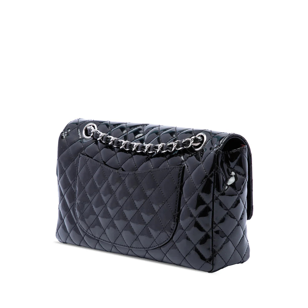 Chanel Medium Quilted Patent Secret Label Flap Bag