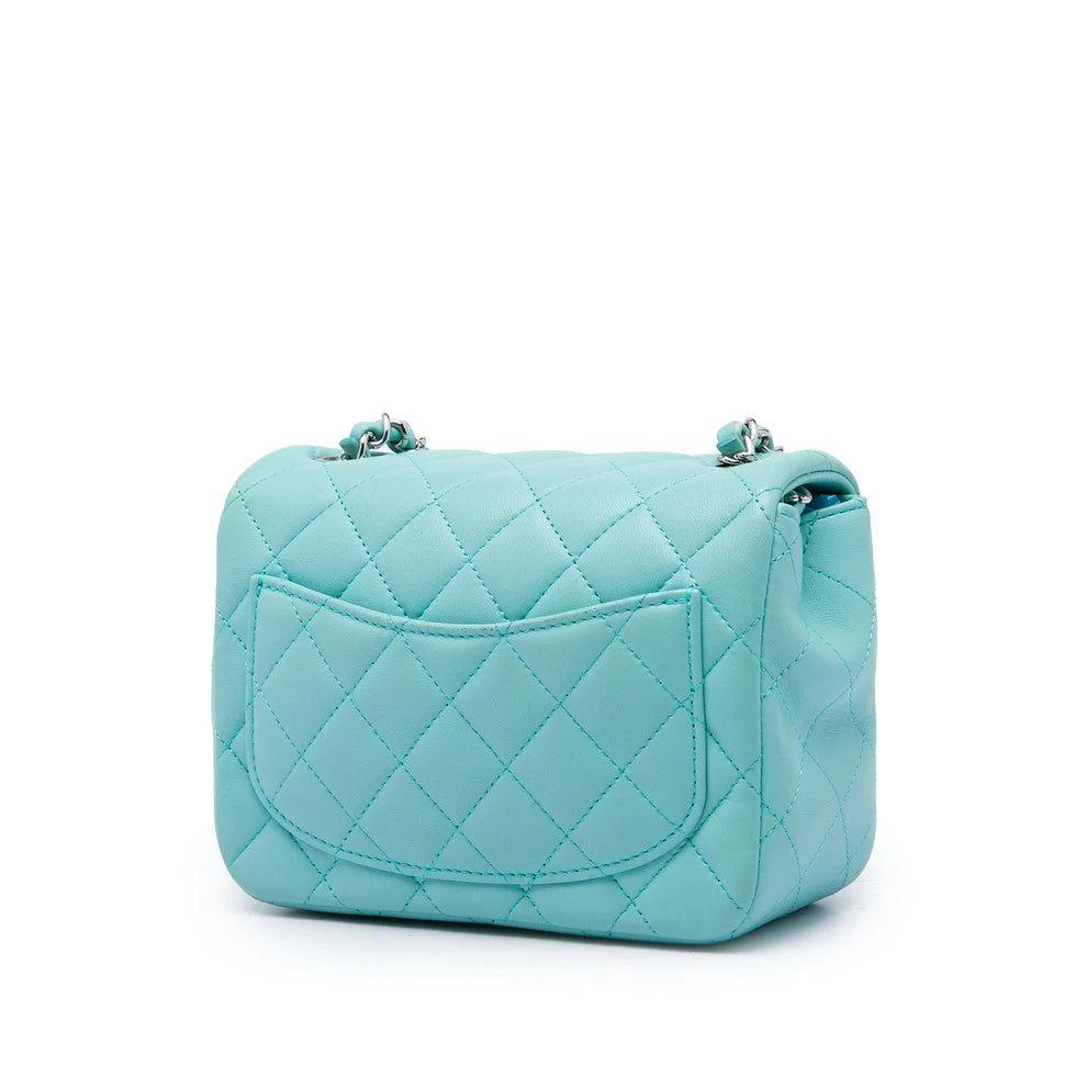 Chanel Mini Square Classic Lambskin Single Flap Bag