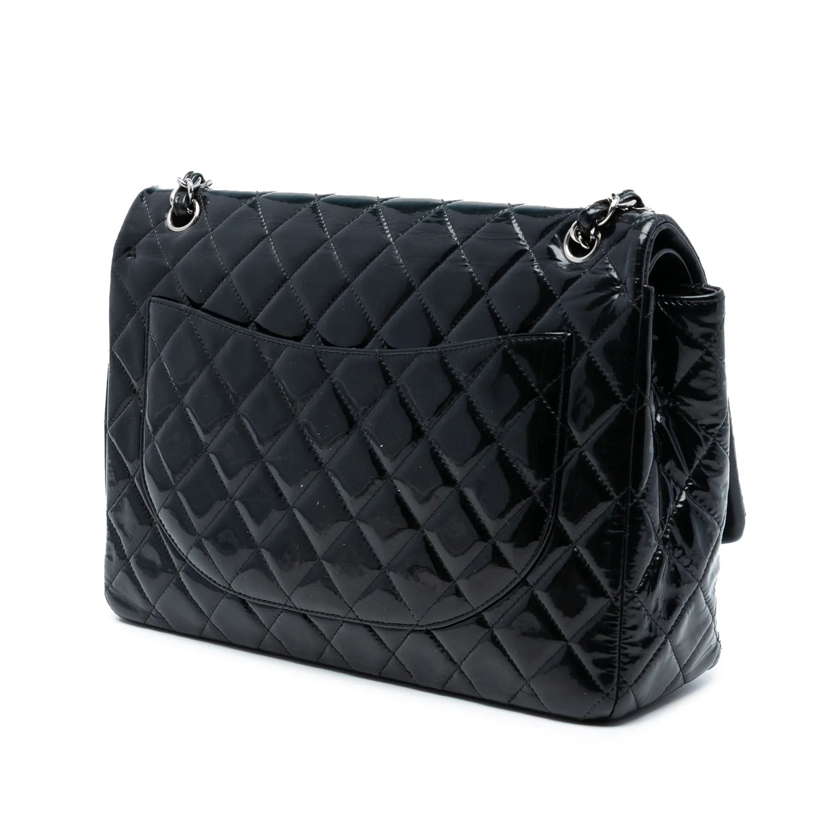 Chanel Maxi Jumbo Patent Double Flap