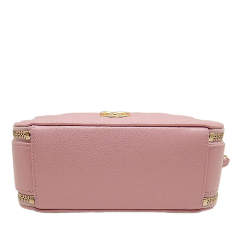 Chanel Small Quilted Caviar Pick Me Up Vanity Case Bag