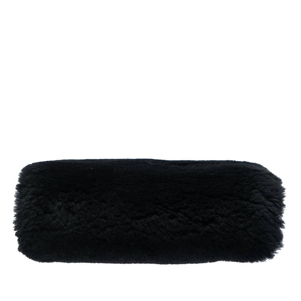 Chanel CC Shearling Muff Shoulder Bag
