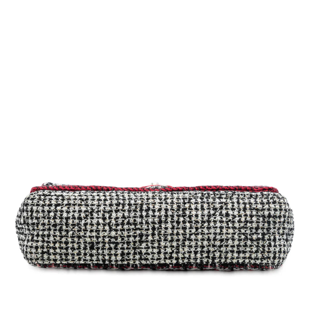 Chanel Medium CC Tweed Multi Print Double Flap Bag