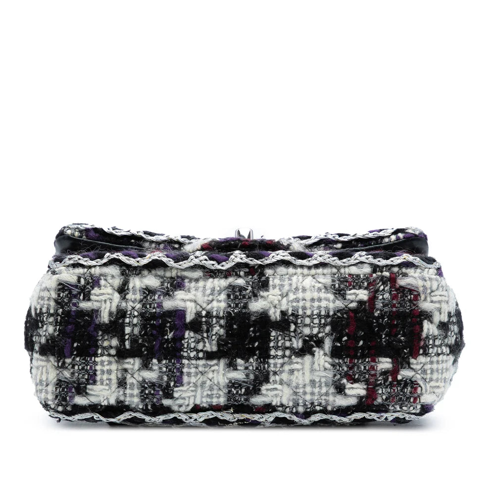 Chanel Mini Rectangular Quilted Tweed Single Flap Bag
