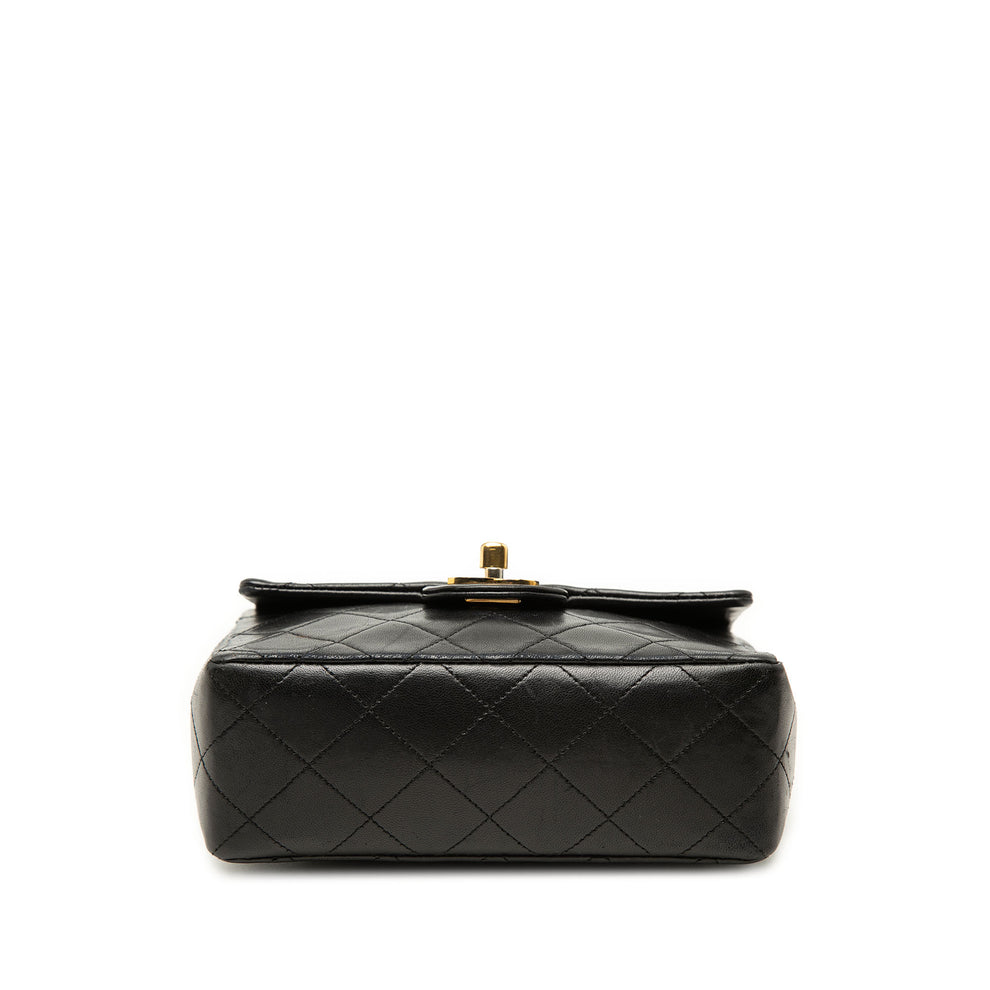 Chanel Mini Square Classic Lambskin Single Flap Bag
