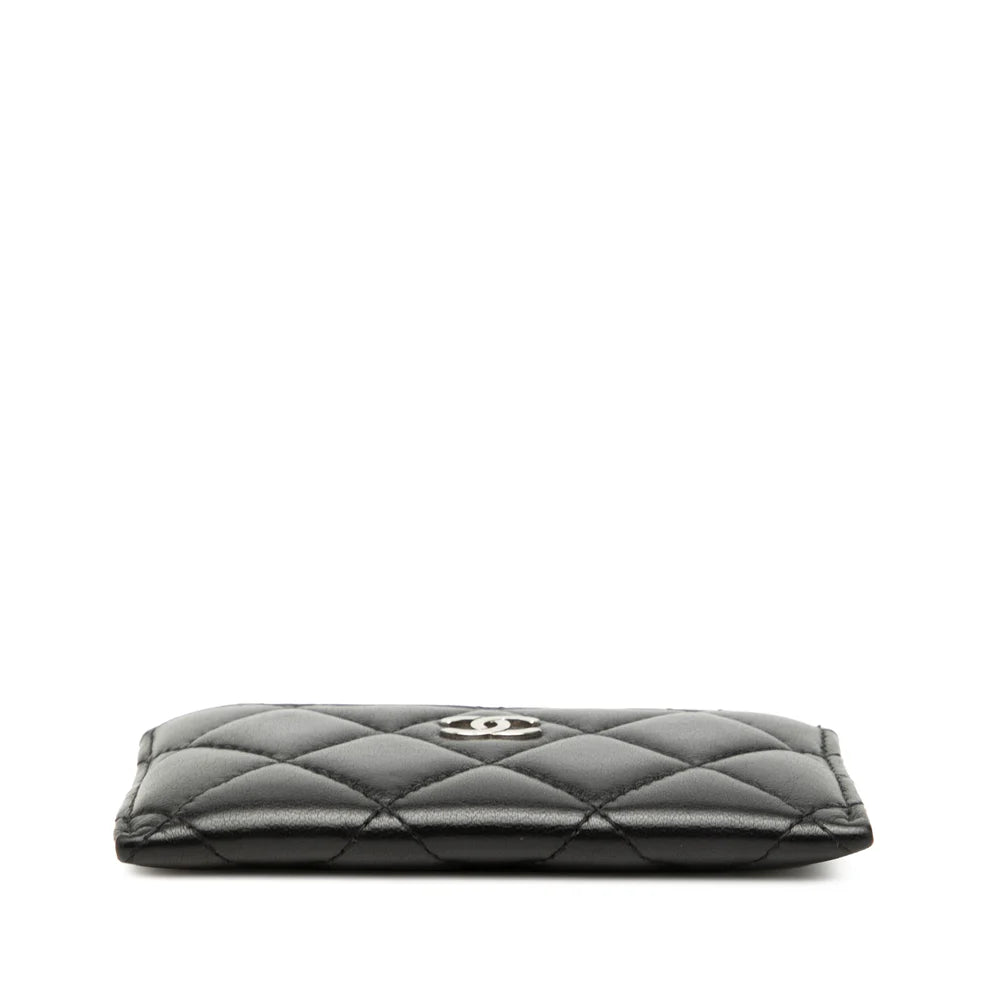 Chanel CC Quilted Lambskin Card Holder