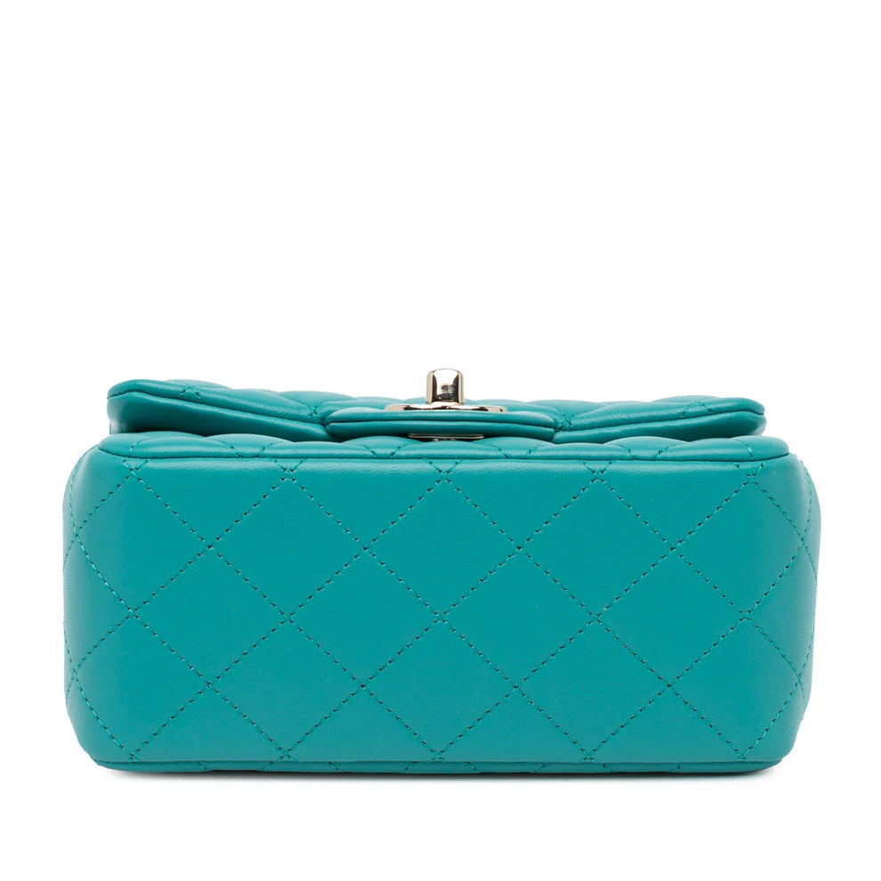 Chanel Mini Square Classic Lambskin Single Flap Bag