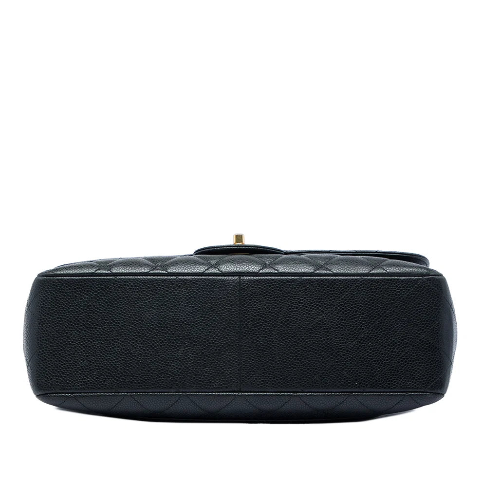 Chanel Jumbo Classic Caviar Single Flap Bag