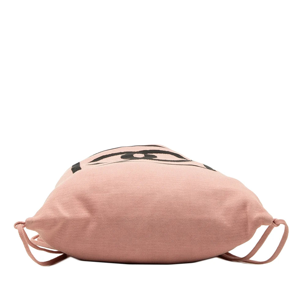 Chanel CC Sport Line Jersey Drawstring Backpack Bag