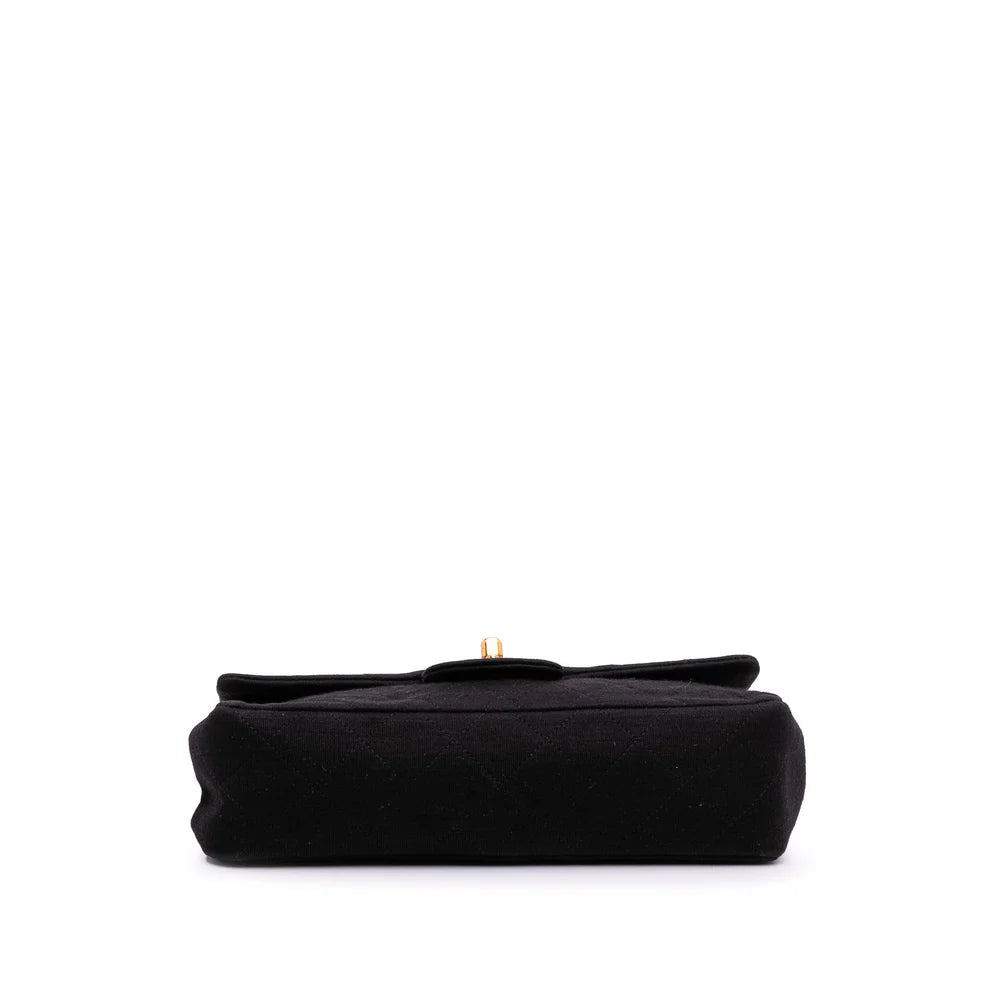 Chanel Small Classic Jersey Double Flap Bag