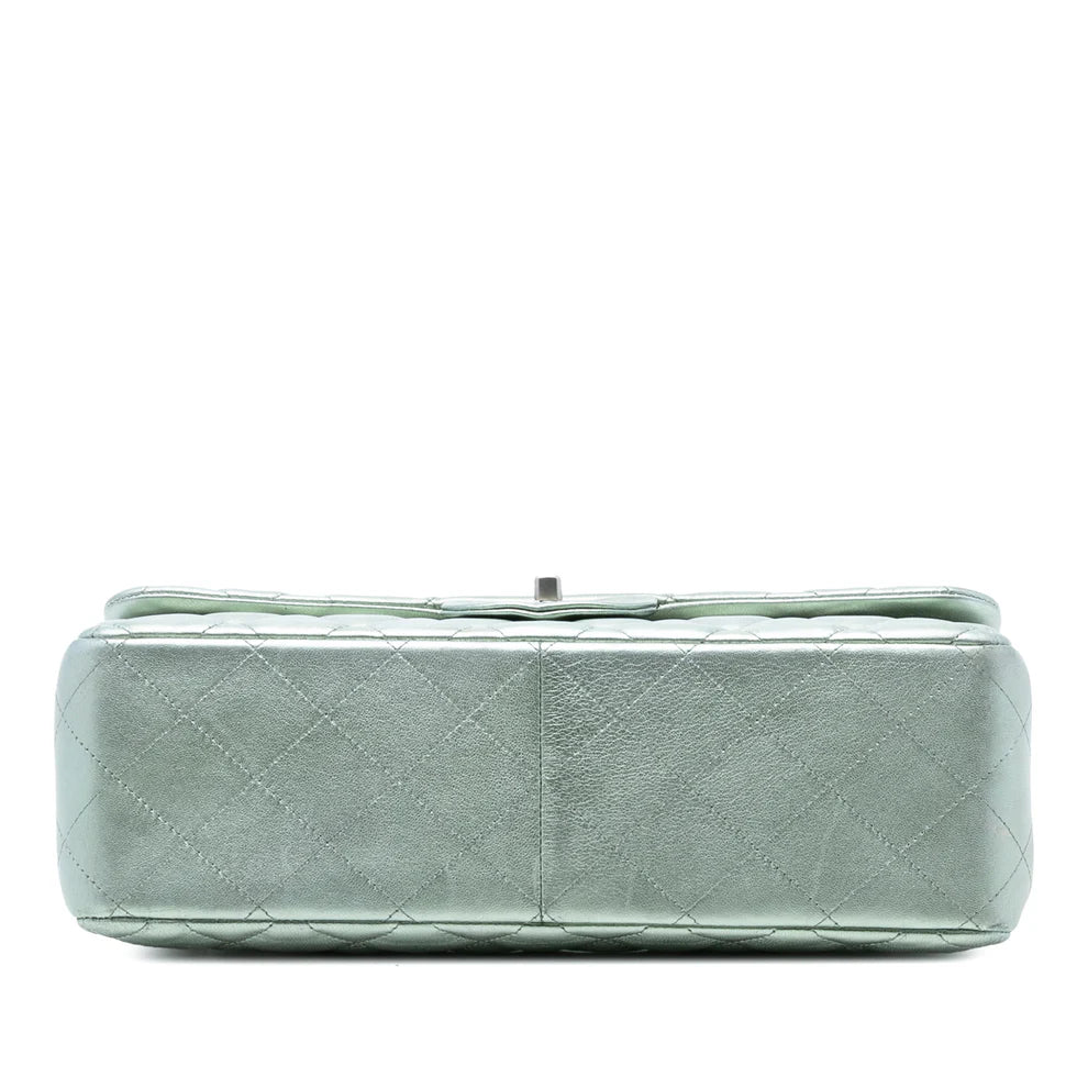 Chanel Jumbo Classic Metallic Lambskin Double Flap Bag