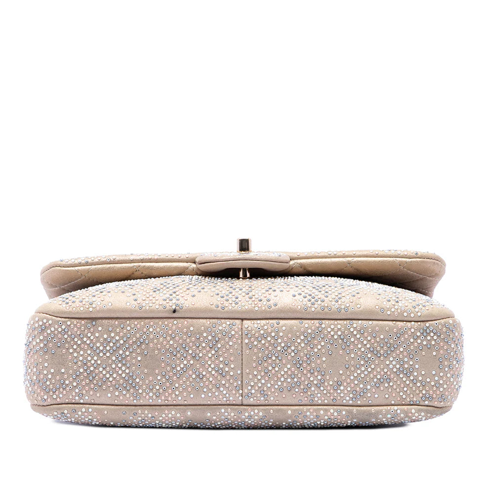 Chanel Medium Metallic Lambskin Embellished Mineral Nights Single Flap Bag