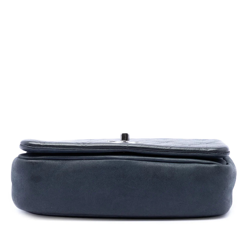Chanel Small Diamond Embossed Calfskin New Chic Flap Bag