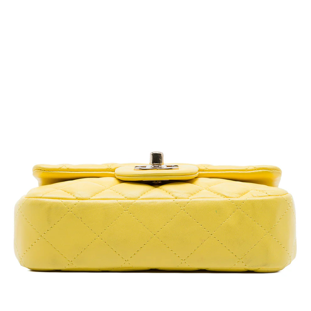 Chanel Extra Mini Rectangular Classic Lambskin Single Flap Bag