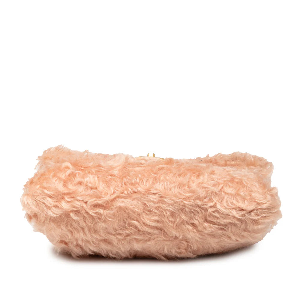 Chanel CC Fantasy Fur Clutch with Chain Bag