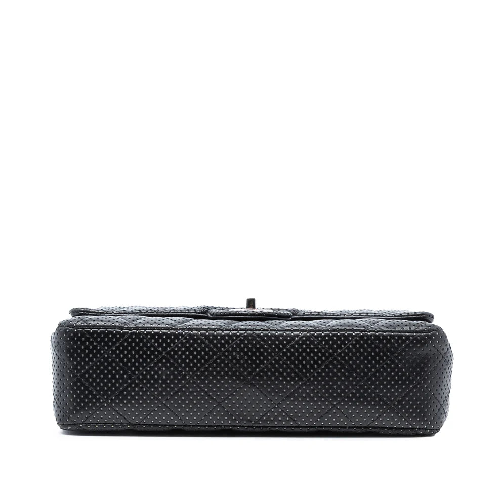 Chanel Medium Classic Perforated Lambskin Double Flap Bag