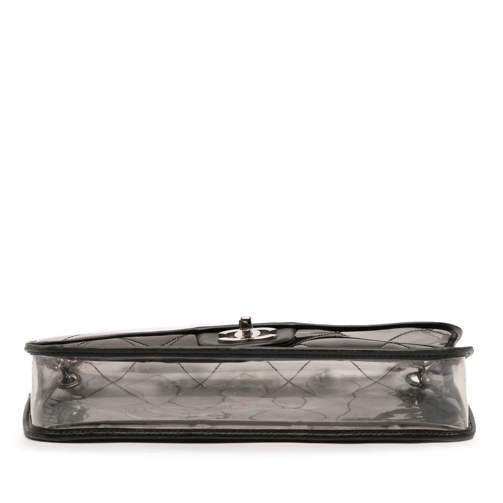 Chanel Stitched PVC and Calfskin Naked Flap Bag