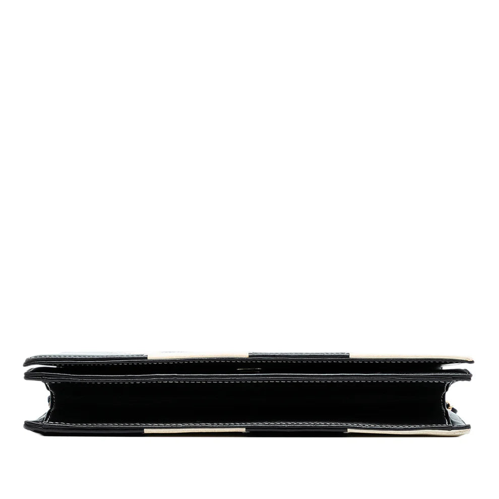Chanel CC Lambskin Embroidered Clutch With Chain Bag
