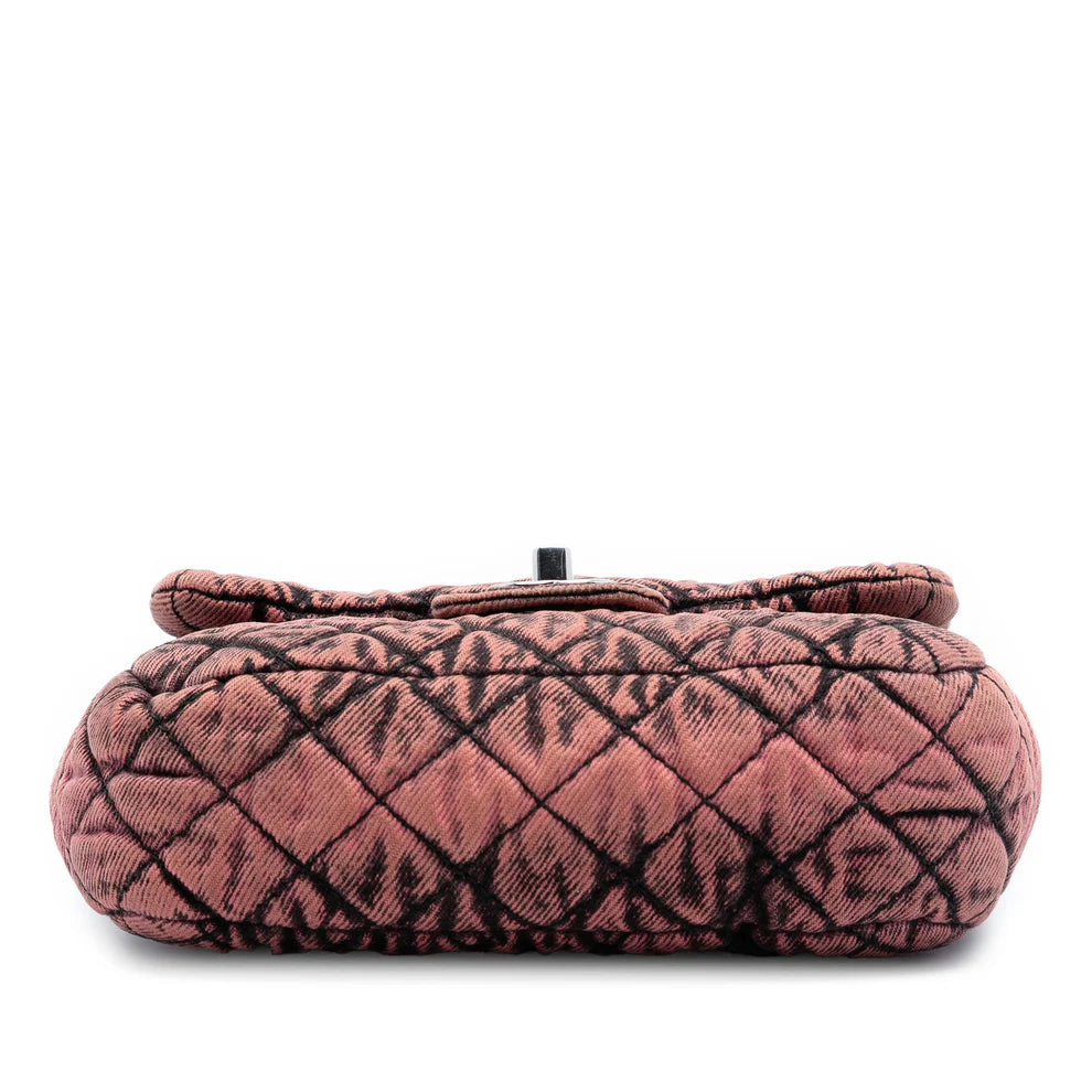 Chanel Small Square CC Quilted Denimpression Single Flap Bag
