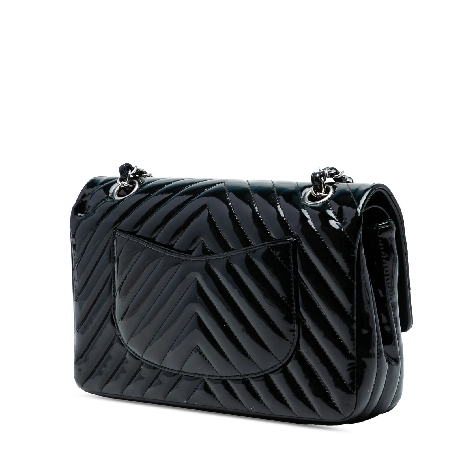 Chanel Medium Chevron Classic Double Flap Bag Patemt