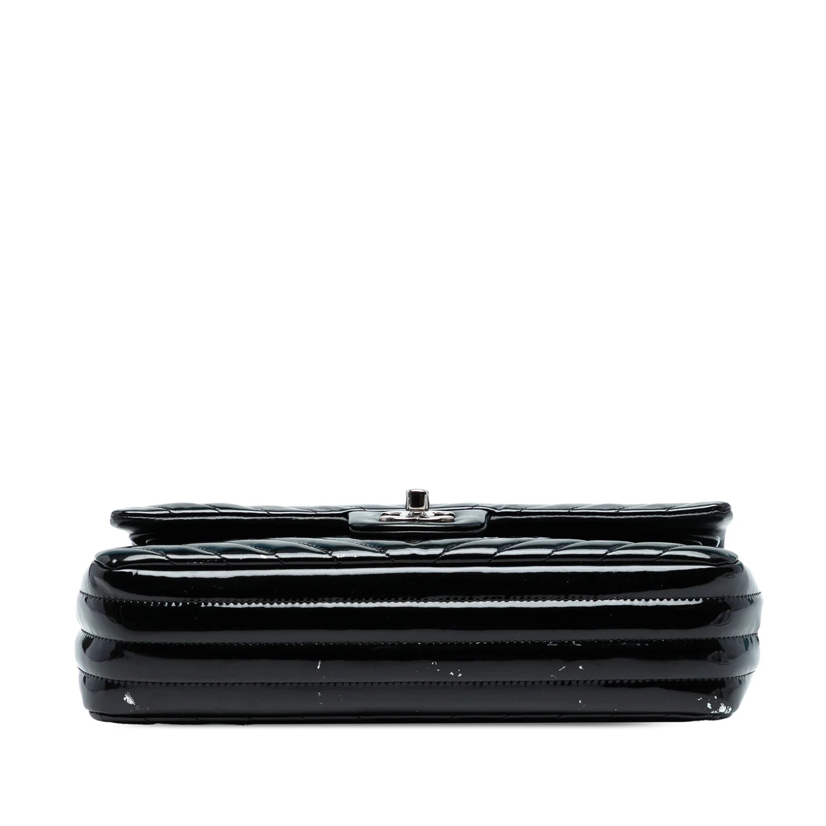 Chanel Medium Chevron Classic Double Flap Bag Patemt