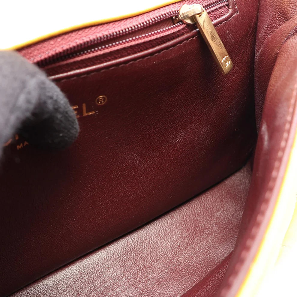 Chanel Medium Quilted Lambskin Two Tone Day Flap Bag