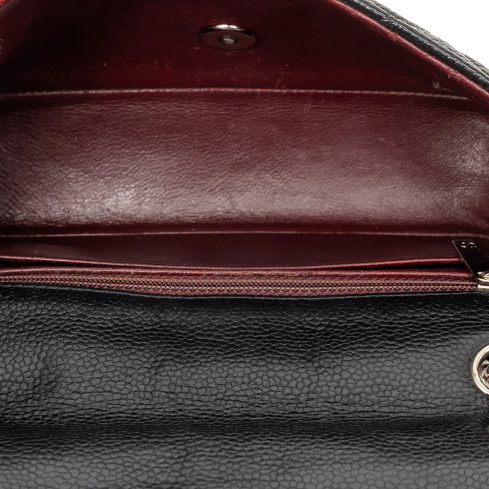 Chanel Mini Rectangular Classic Caviar Single Flap Bag