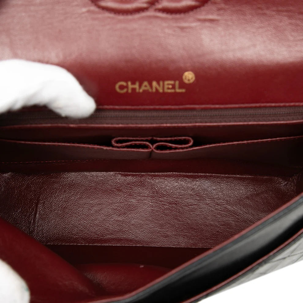 Chanel Medium Tall Classic Lambskin Double Flap Bag