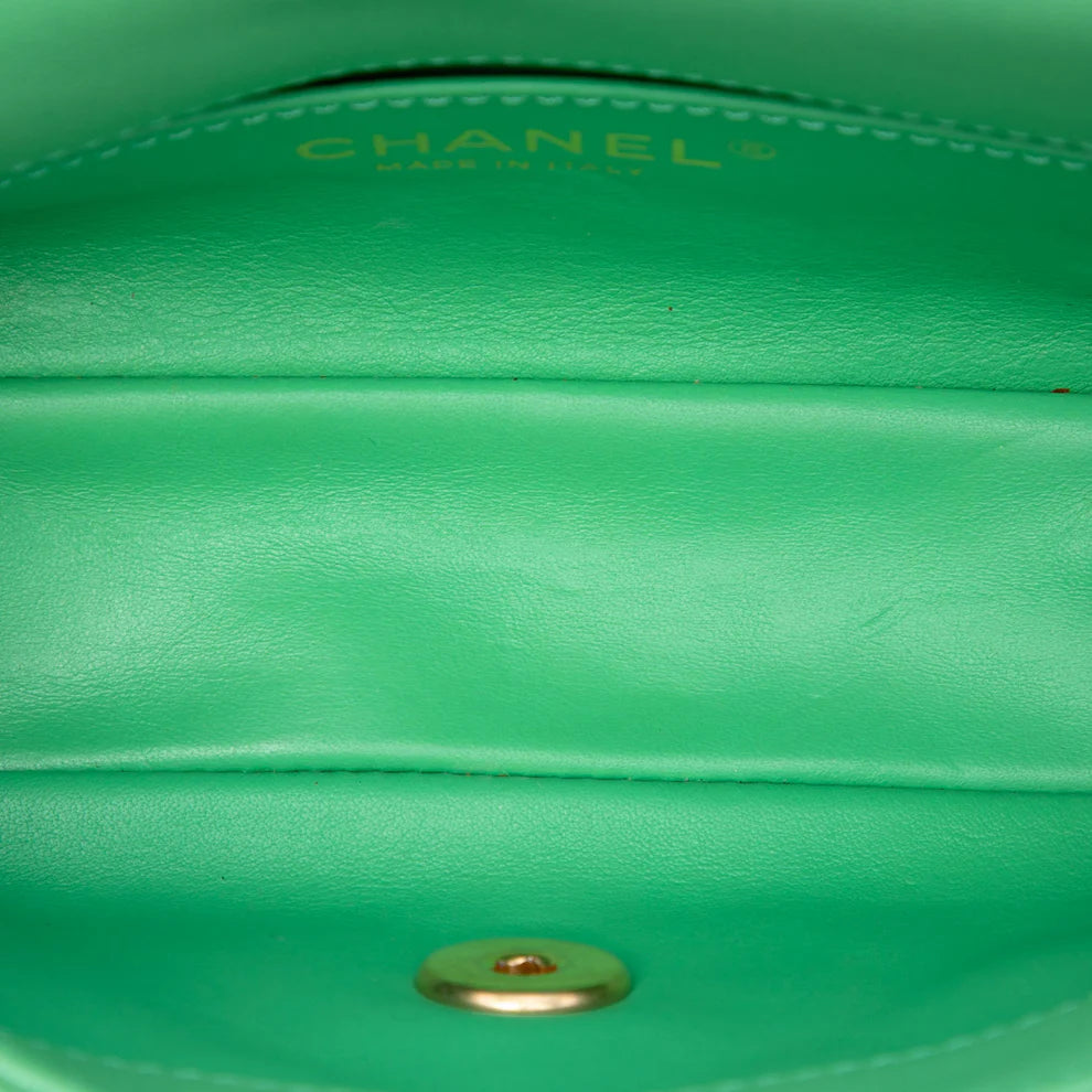 Chanel Small Quilted Lambskin Chain Is More Flap Bag