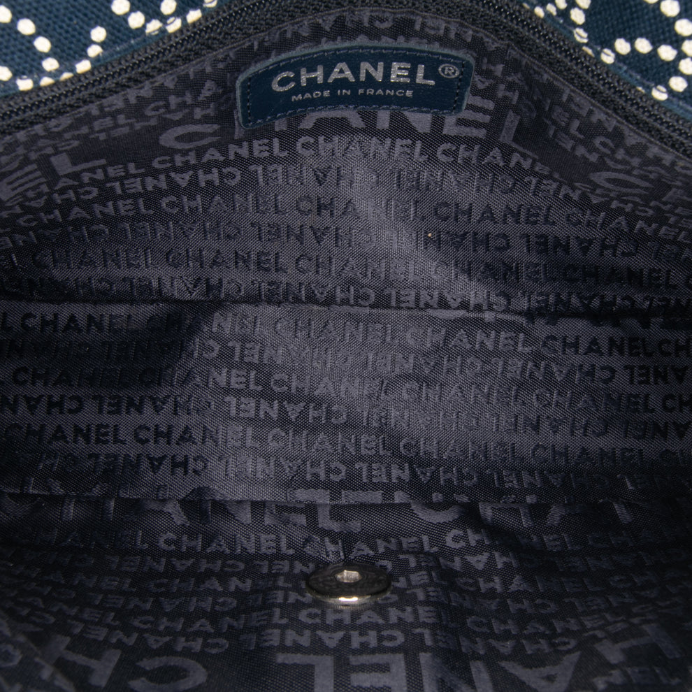 Chanel Small Printed Canvas CC No. 5 Flap Bag