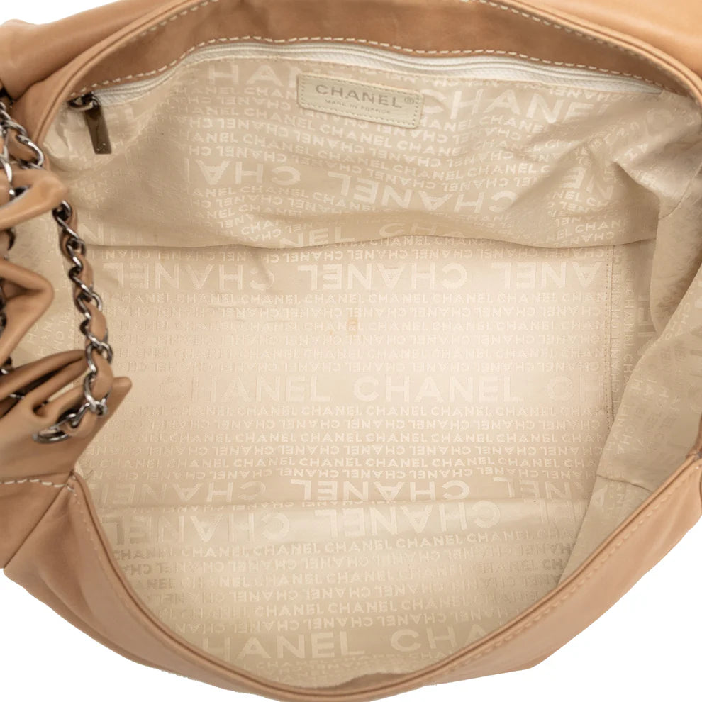 Chanel CC Wild Stitch Lambskin Accordion Flap Bag