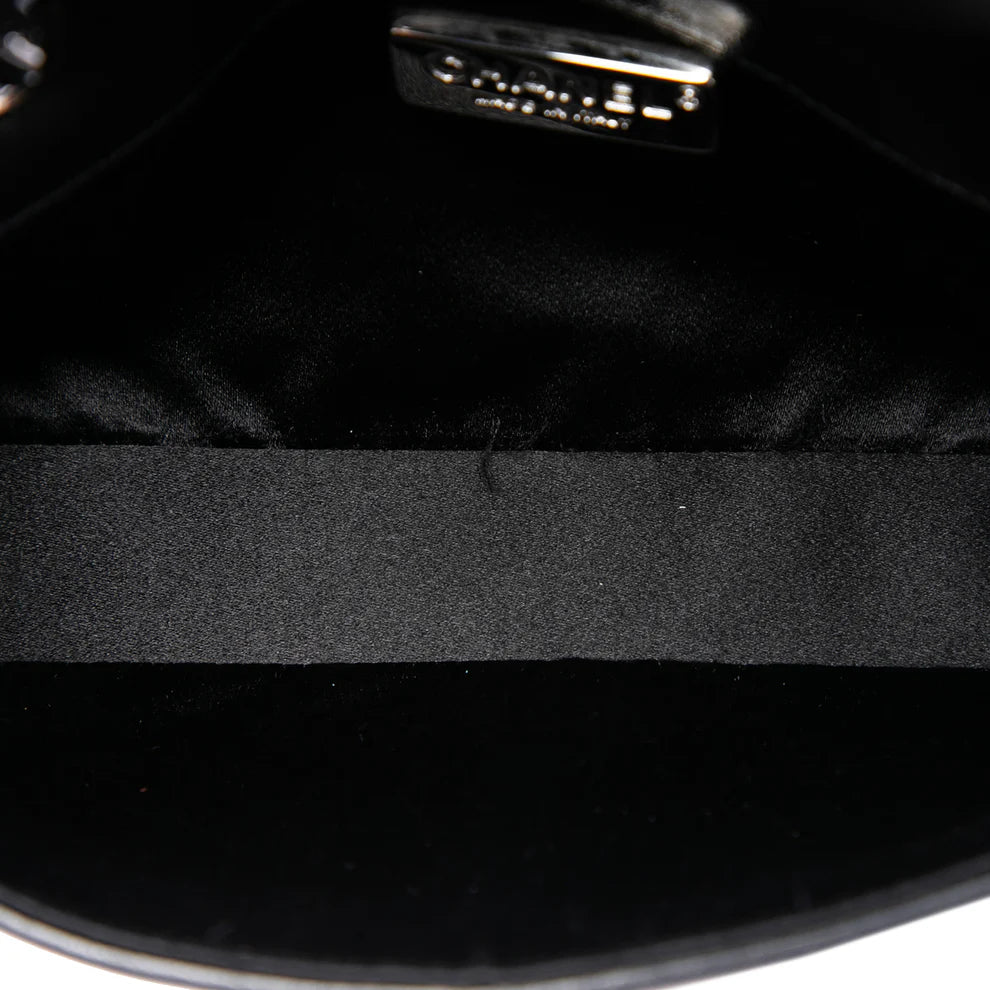 Chanel Mini CC Quilted Lambskin Beaded Full Flap Bag