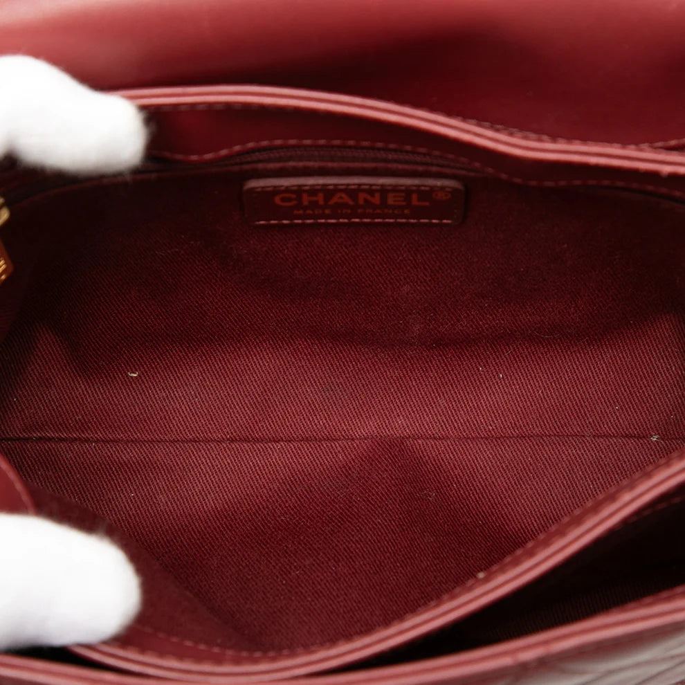 Chanel CC Quilted Lambskin Flap Bag