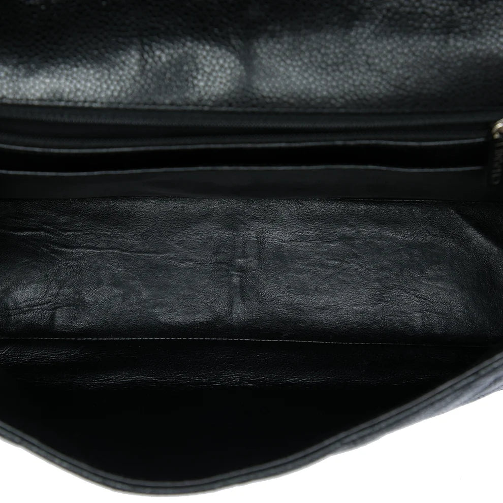 Chanel Jumbo Classic Caviar Single Flap Bag
