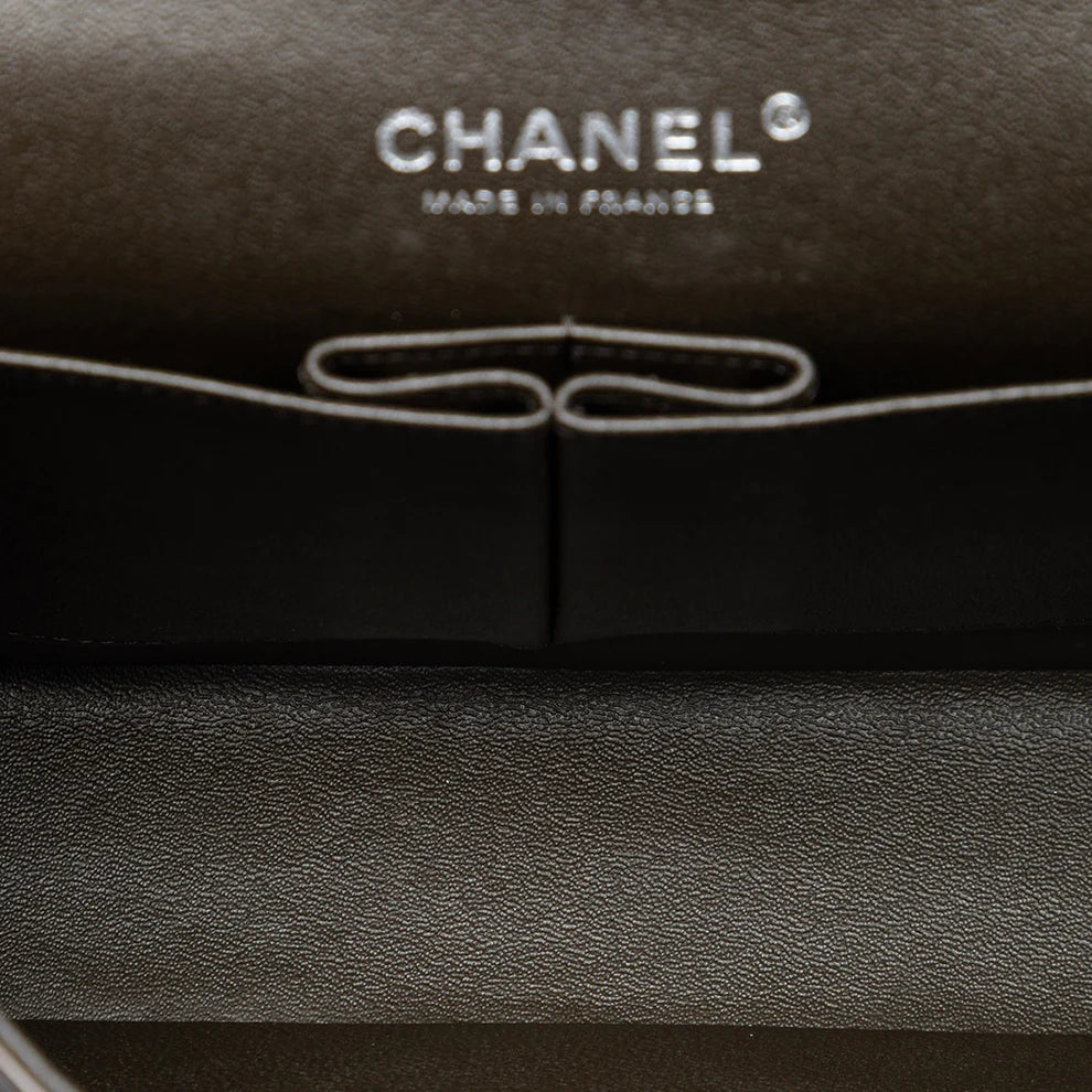 Chanel Medium Classic Tricolor Lambskin Double Flap Bag