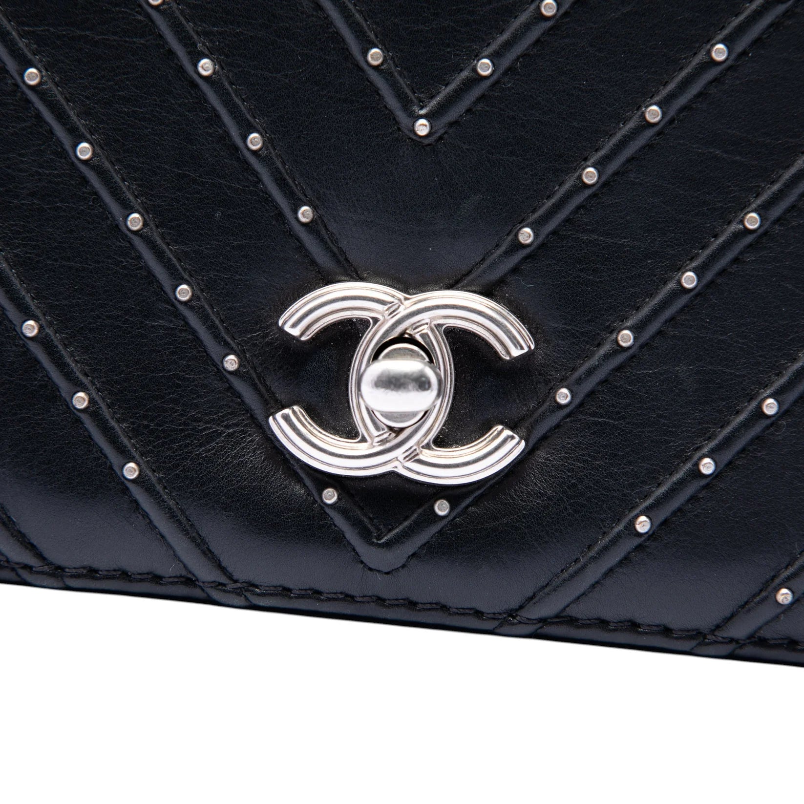 Chanel Chevron Lambskin Stud Wars Full Flap