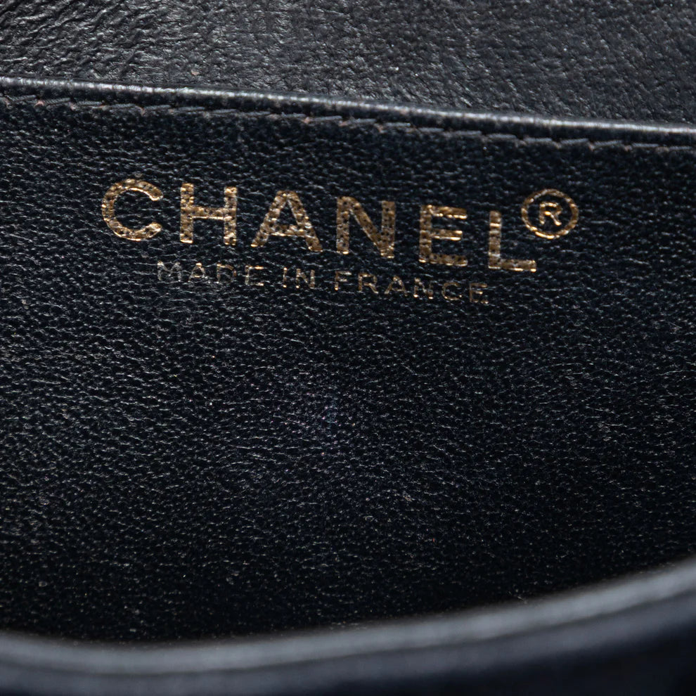 Chanel Extra Mini Rectangular Classic Suede Single Flap Bag