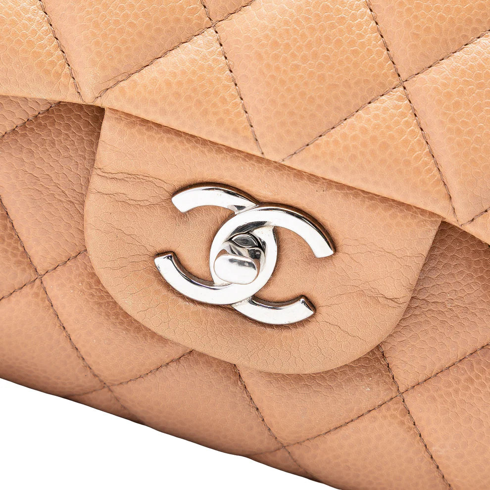 Chanel Jumbo Classic Caviar Double Flap Bag