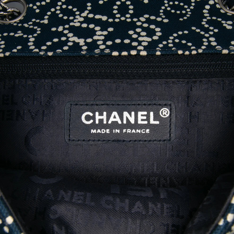 Chanel Small Printed Canvas CC No. 5 Flap Bag