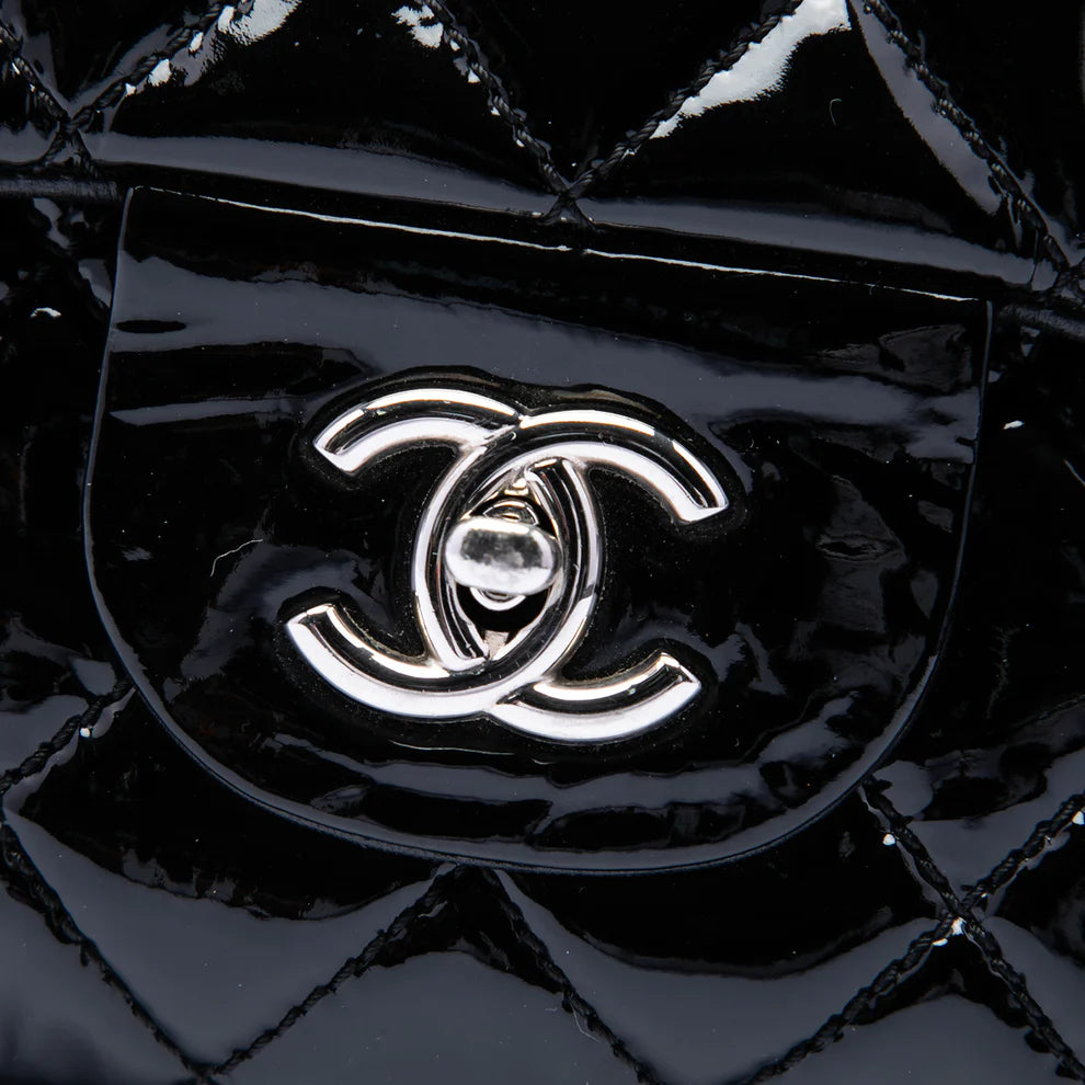 Chanel Jumbo Classic Patent Single Flap Bag