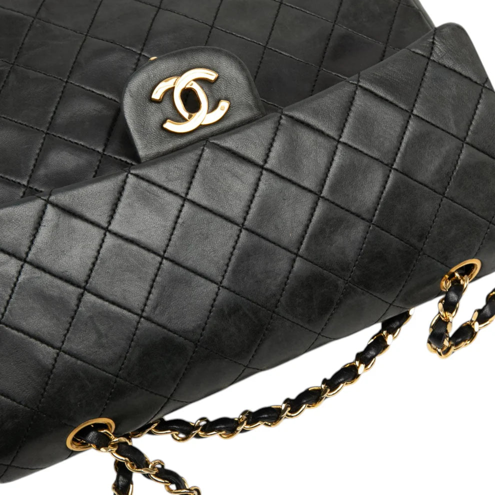 Chanel Medium Tall Classic Lambskin Double Flap Bag