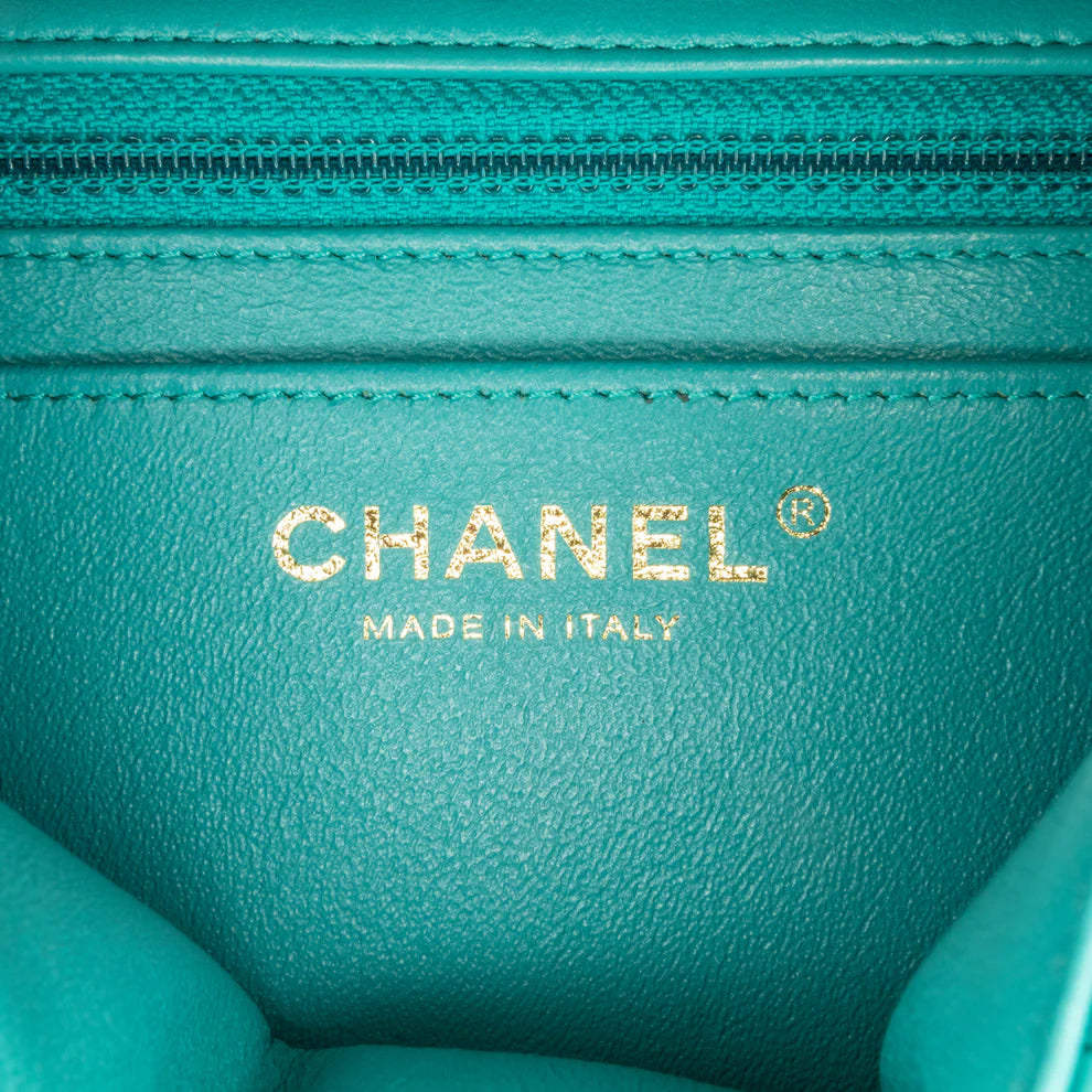 Chanel Mini Square Classic Lambskin Single Flap Bag