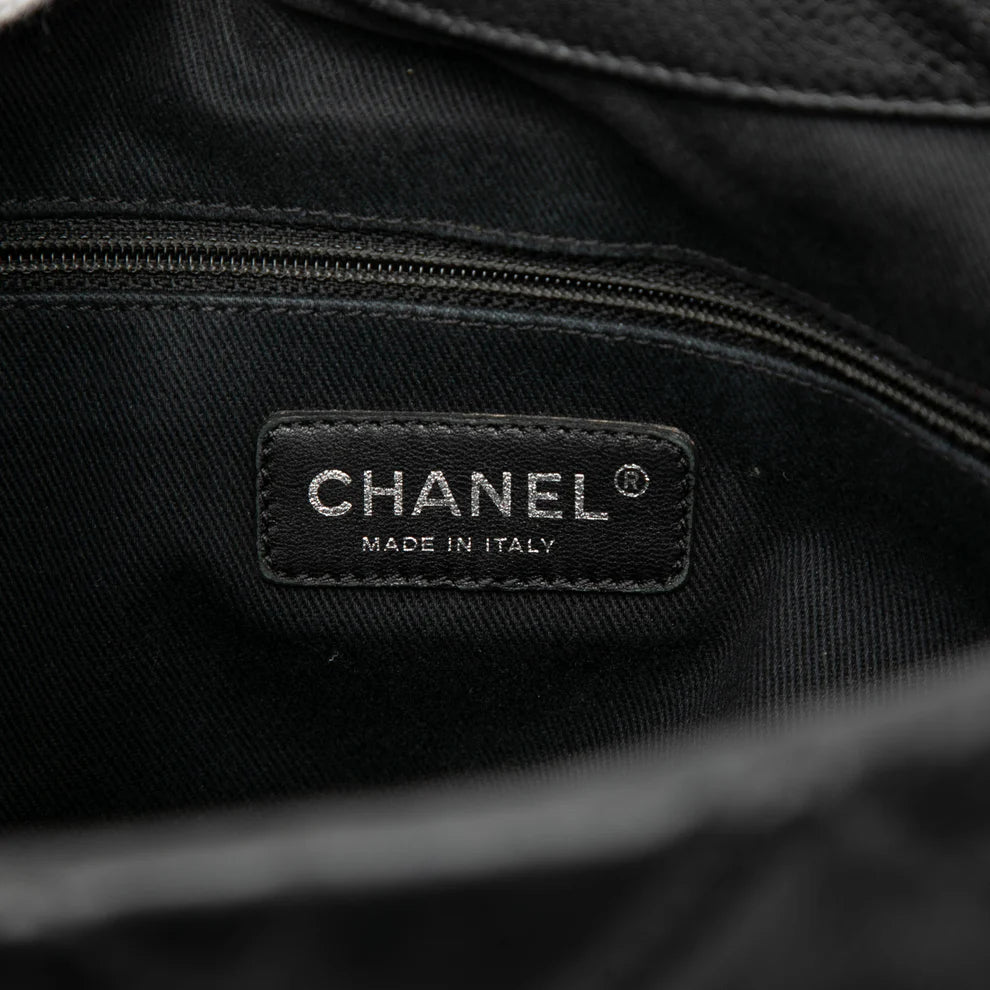 Chanel Quilted Caviar Soft Shopper Tote Bag