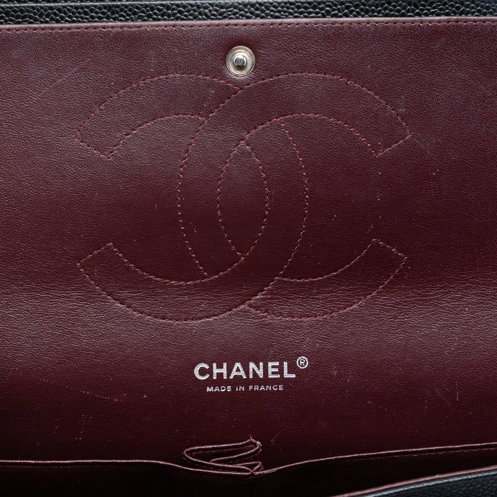 Chanel Jumbo Classic Caviar Double Flap Bag