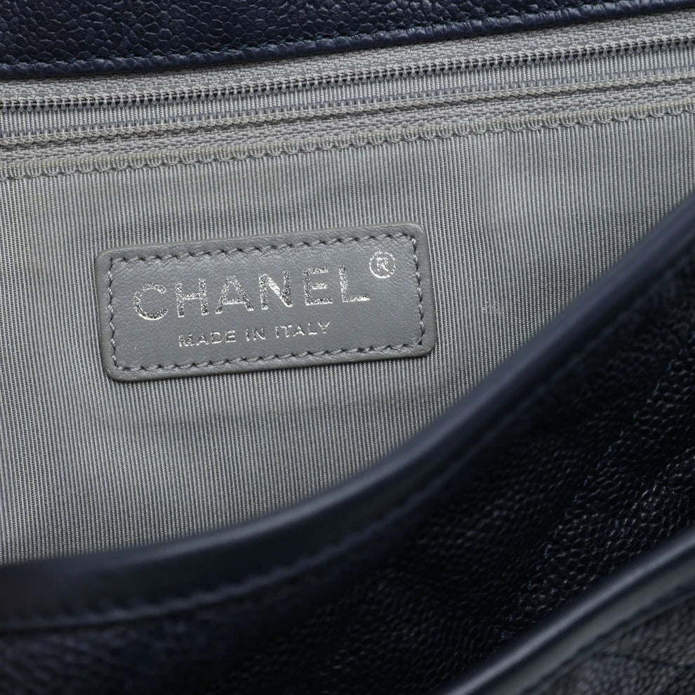 Chanel Medium Quilted Caviar French Riviera Flap Bag