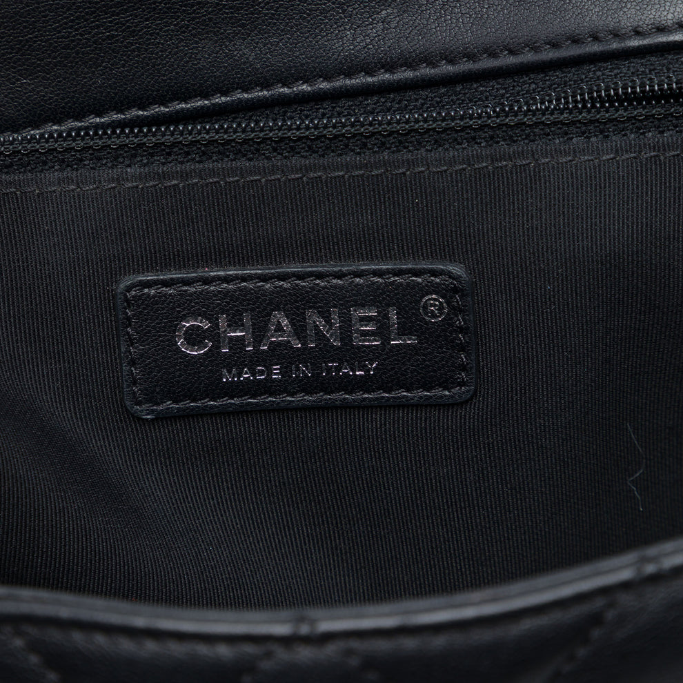 Chanel Jumbo Quilted Lambskin Acrylic Cuba Color Flap Bag